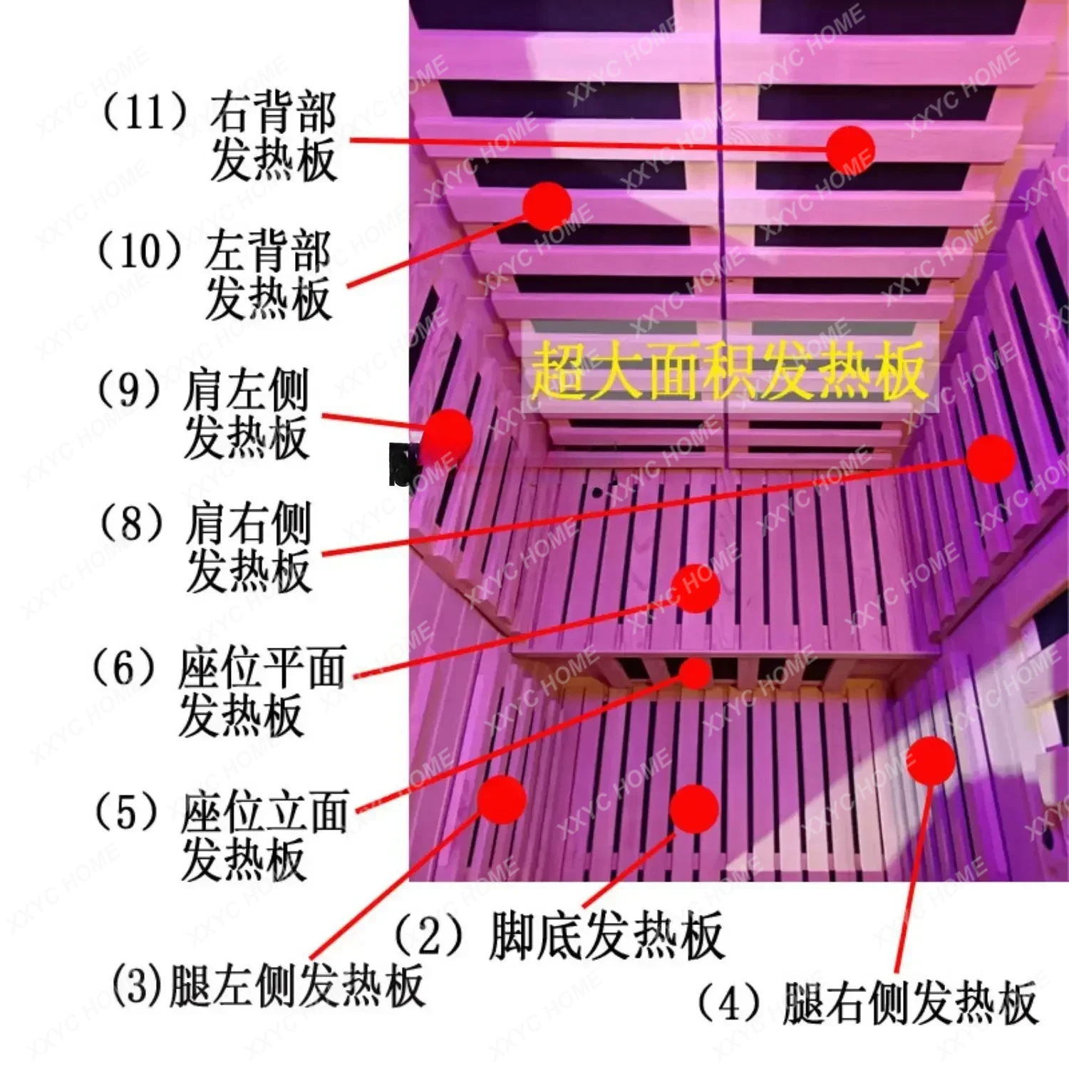 A  A17 New Sunshine House Far Infrared Spectrum Energy House Steaming Home