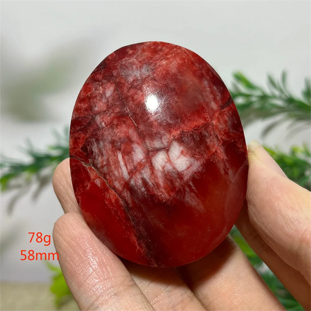 Red Moonstone Palm Natural Crystal Specimen  Quartz Reiki Beauty Minerals High Quality Healing Spiritual Home Decoration