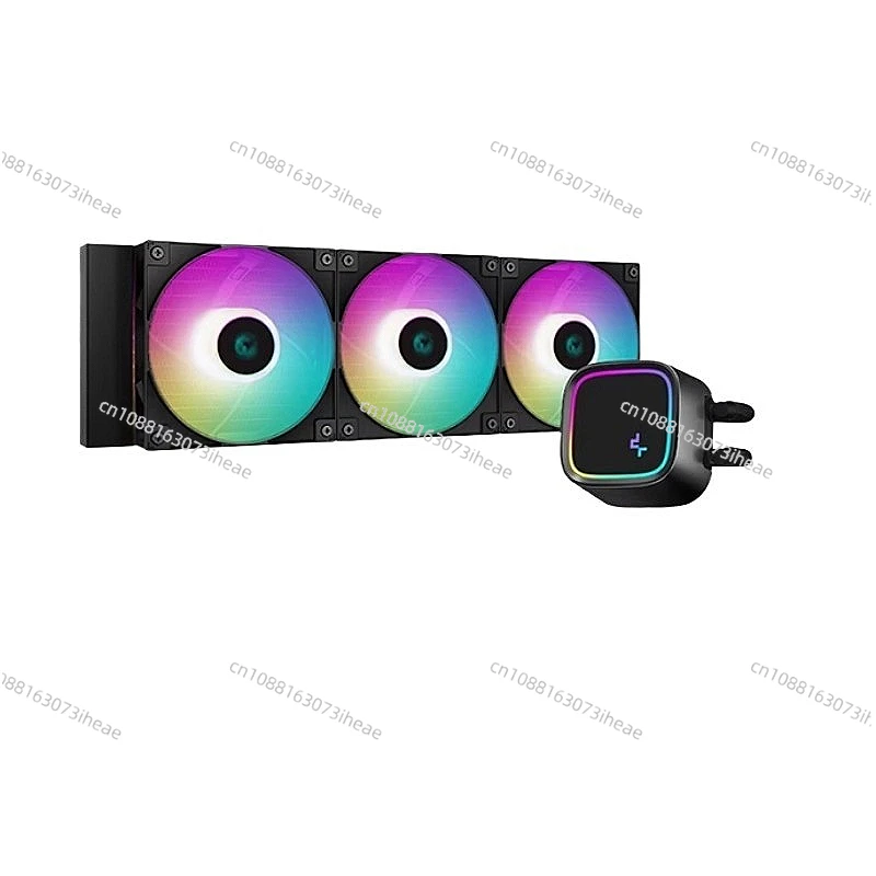 Водяной охладитель процессора LE720 Ice Element 360 ARGB — совместимый с AM5/LGA1700, с черными вентиляторами RGB