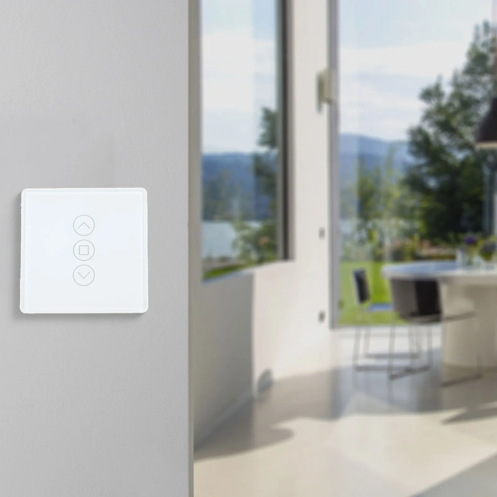 

Сенсорный переключатель для штор Умный переключатель для штор Энергоэффективный переключатель для штор Энергосберегающий дизайн для жилого использования