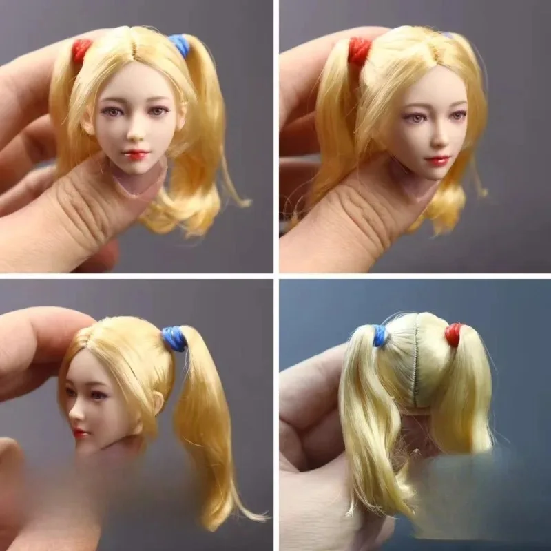 متوفر 1/6 مقياس جديد أنثى الجندي شعر مستعار مع دمى المغناطيس اكسسوارات ل 12 ''I8toys Zctoys رئيس نحت عمل نموذج لجسم #3