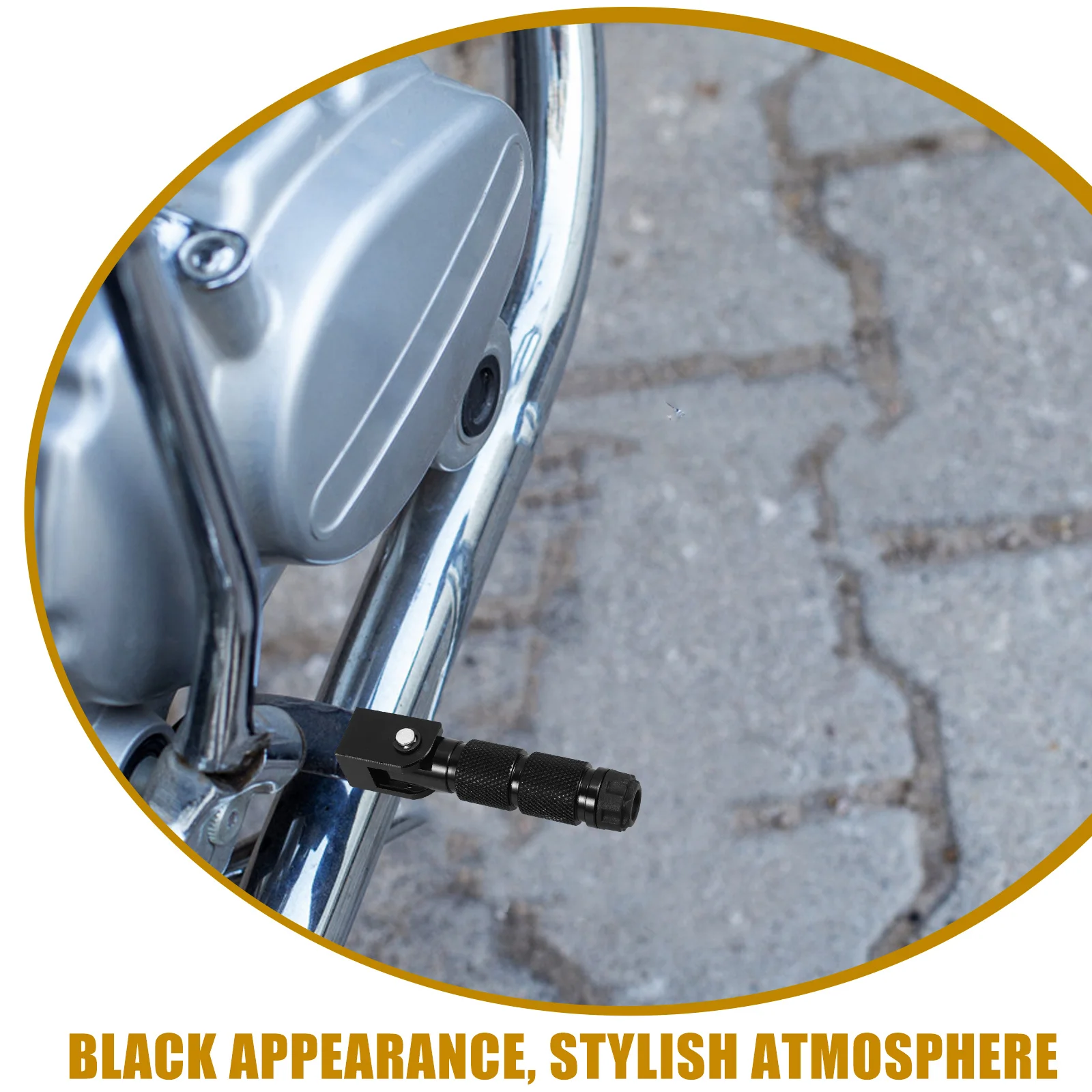 

2pcs Aluminum Alloy Foot Pegs Motorcycle Footpegs Lightweight Folding Design For Electric Bike Motocross Racing Sturdy Footrest