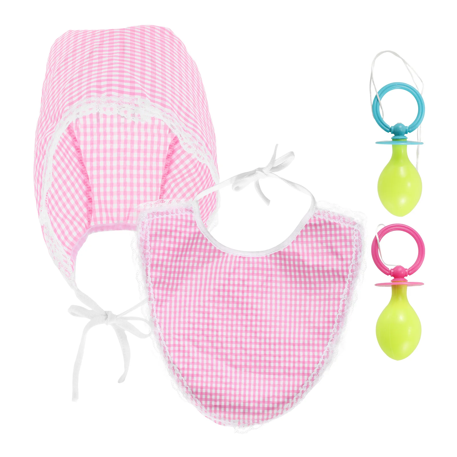 

Набор для косплея: нагрудник, шапка, соска-пустышка (джамбо), для взрослых, в стиле аниме, для Хэллоуина, необычный аксессуар для костюма