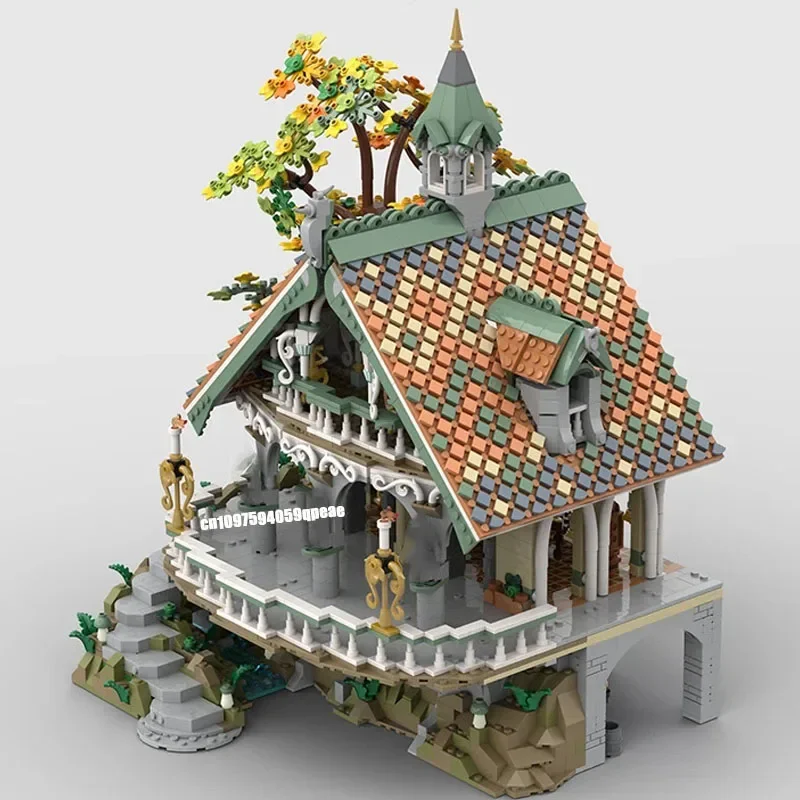 Nieuwe 3660 Stuks Beroemde De Ringen Movie Series Moc-10316 Laatste Huis Model Custom Puzzel Diy Creatieve Ideeën Kinderen Speelgoed Verjaardagscadeautjes