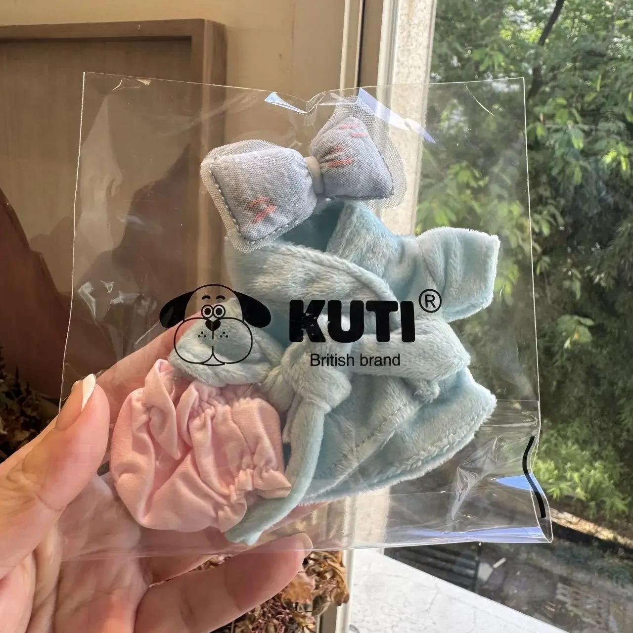 Pigiama in peluche con fiocco e pantaloni Set per accappatoio Labubu per accessori di abbigliamento fai da te per bambole Labubu V1v2v3