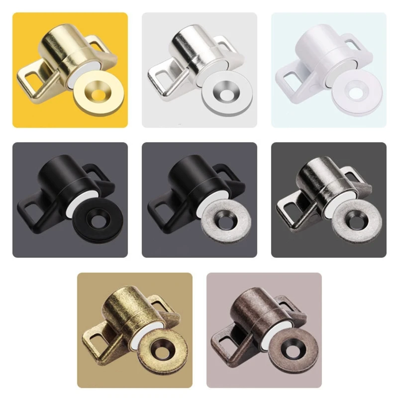 Durable Zinc Alloy Cabinet Catch Magnet Door Stop For Closet Cupboard