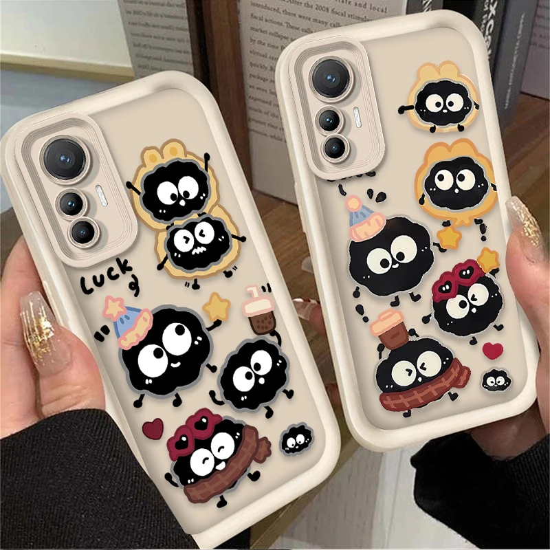 Cartoon Cute Big Eye Eggette Case for Xiaomi 14T 13T 12T 11T 13 12 11 Lite 5G NE POCO X6 X5 F6 F5 F3 X4 GT X3 NFC M5S C65 M6 Pro