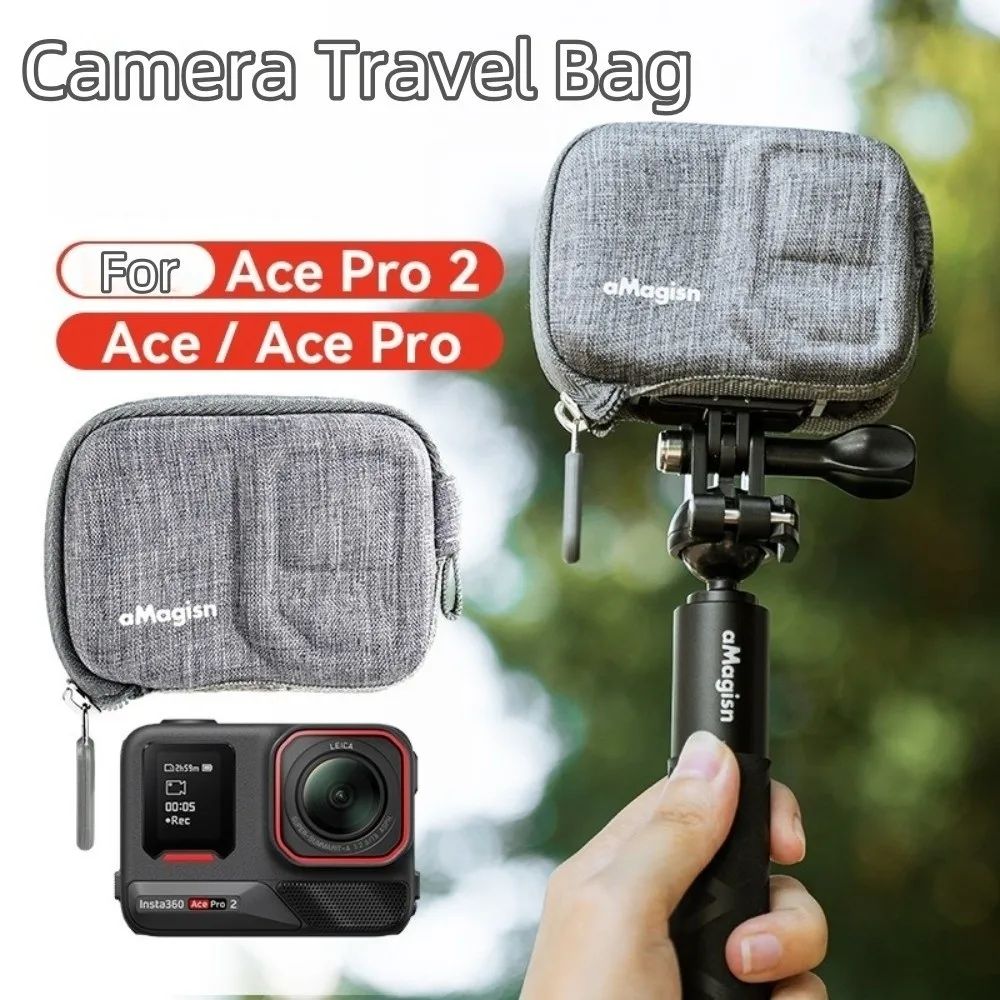 

EVA Sport Camera Bag Mini Size Durable Camera Carrying Case Lightweight Waterproof Storage Bags for insta360 Ace/Pro/Pro 2