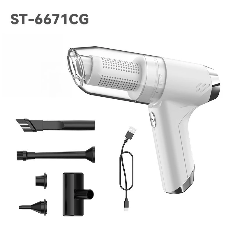 Handheld Mini Powerful car vacuum cleaner, wireless car vacuum portable cordless, ST-6671CG brushed motor model