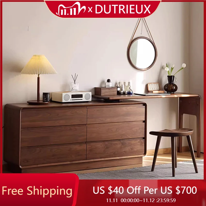 

Modern Drawers Vanity Table Makeup Bedroom Bedside Study Living Room Dressing Table Wood Vintage Penteadeira Home Furniture
