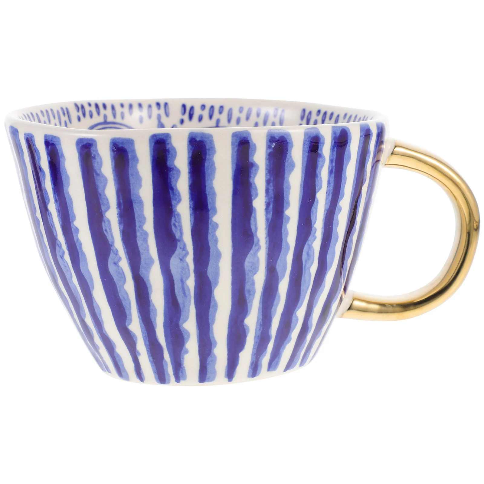 

Ceramic Coffee Mug 450Ml Large Capacity Smooth Rim Dishwasher Safe Home Kitchen Office Use Porcelain Tea Cup Breakfast