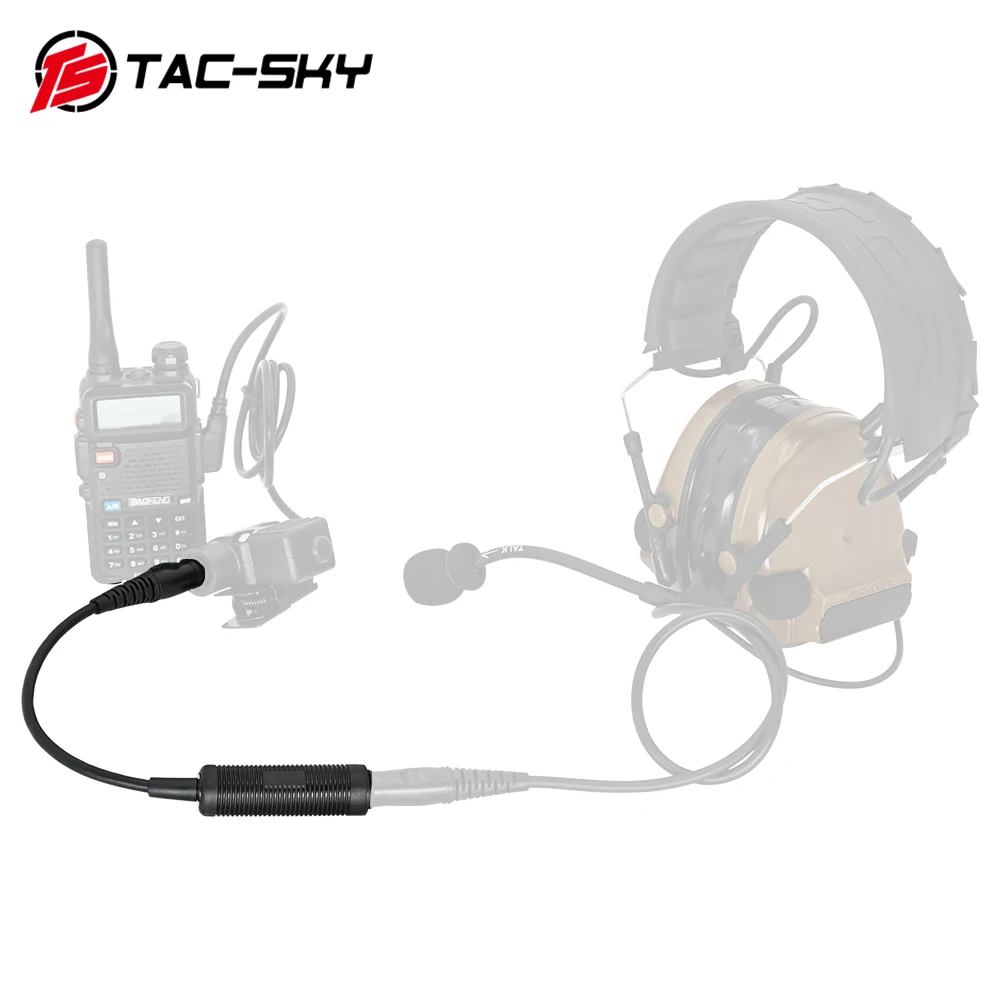 

The Military And Non-Military Versions Of The Tactical Headset Are Converted Into A Conversion Cable That Communicate Normally