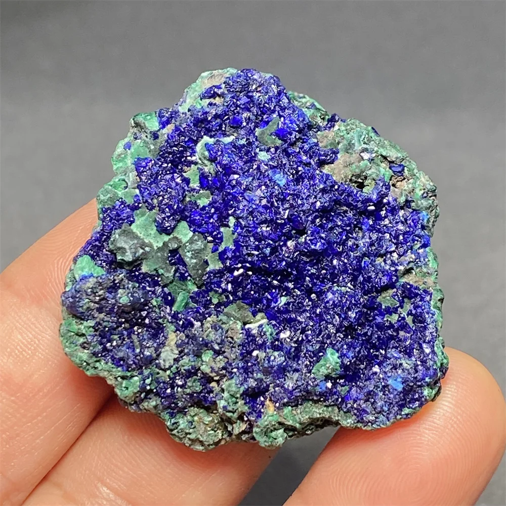 

Natural Azurite Malachite Raw Stone Mineral Specimen Geode Healing Home Decoration Holiday Gift