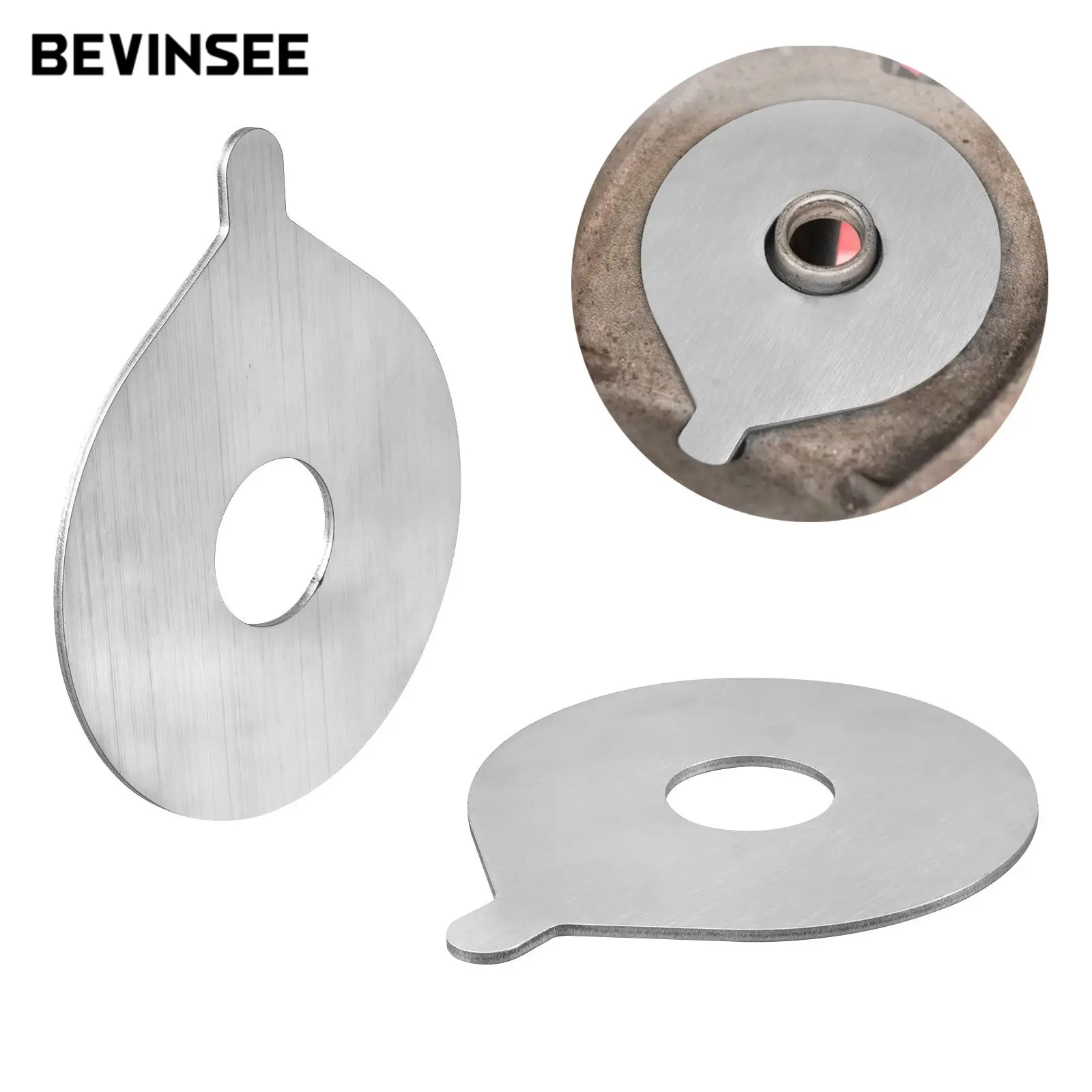 

BEVINSEE Rear Trailing Arm Reinforcement Plates for Coilover Spring For BMW 3 Series E46 M3 1999-2006 Z4 E85 2003-2008