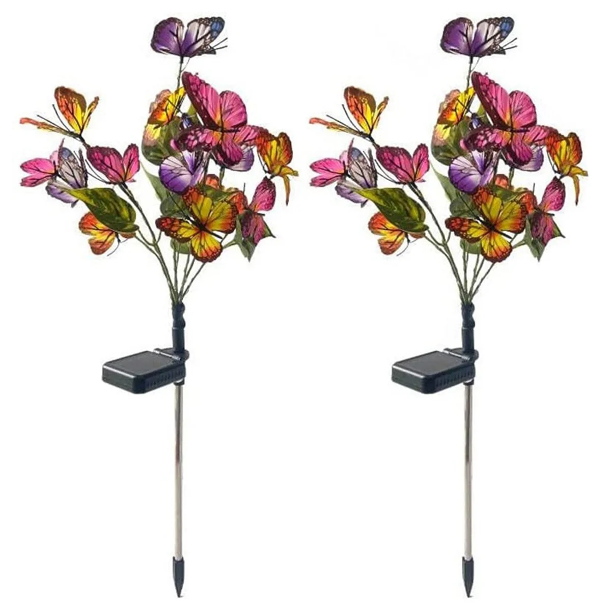 Courtyard Lamp Four Color Butterfly Flower Garden Lamp Garden Decorative Floor Lamp Industrial Floor Lamp