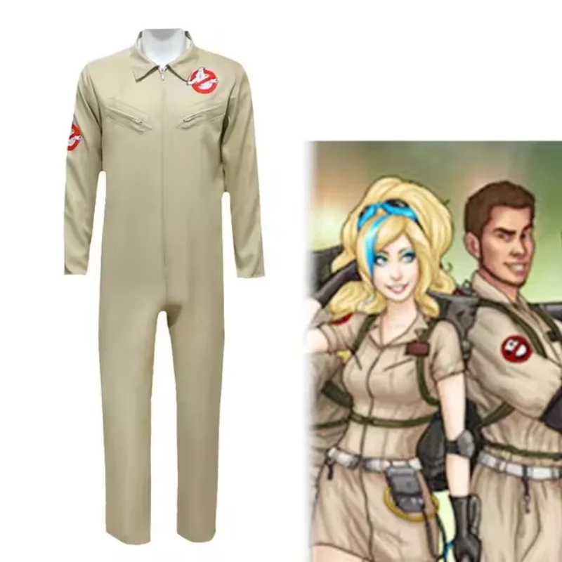 بدلة Ghostbusters التأثيرية لشخصية الهالوين، بدلة Ghostbusters، حقيبة ظهر موحدة، دعائم للحفلات، فستان شخصي