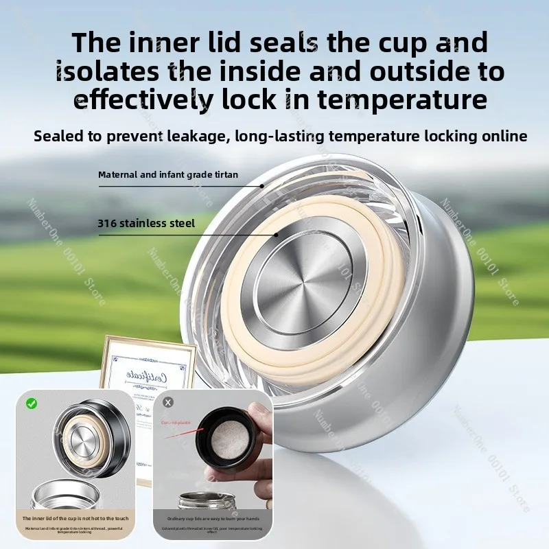 Stainless steel thermos cup | For boys and girls adults | Portable stewed tea cup