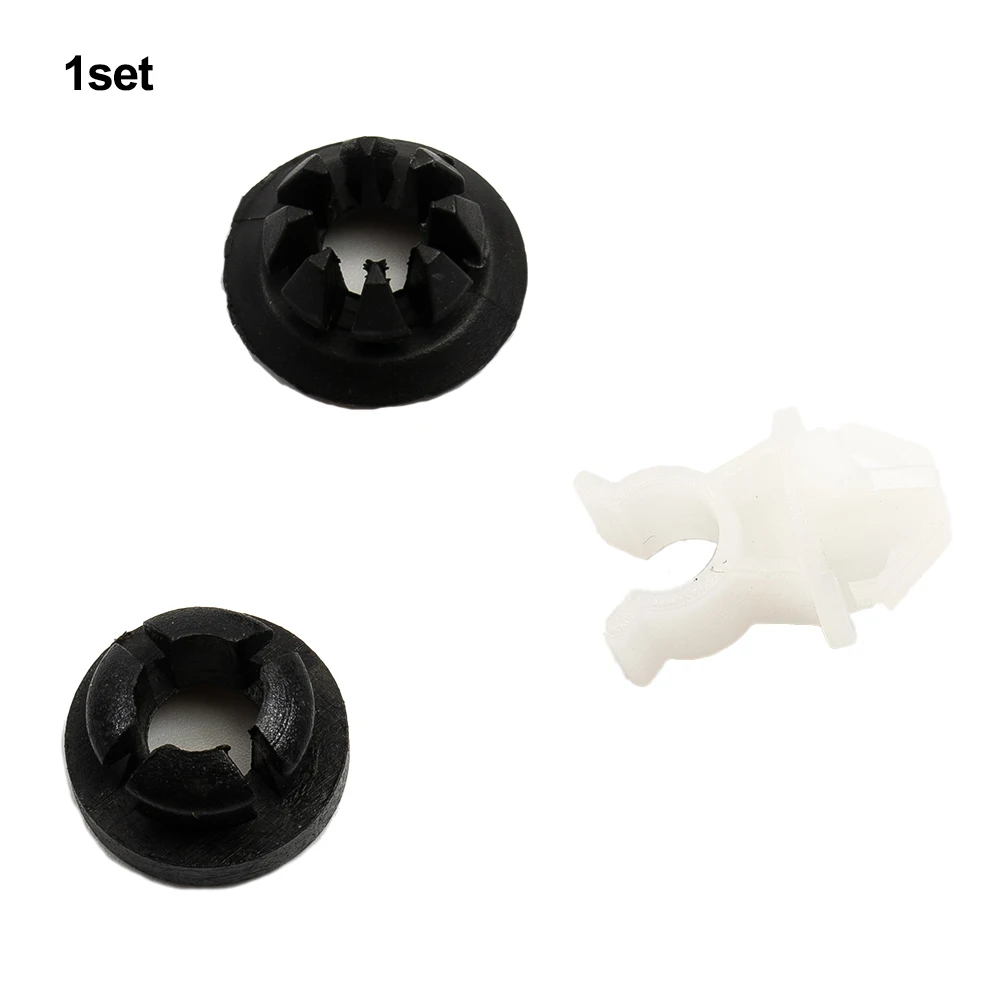 3pcs/Set Hood Support Prop Rod Holder Clip For Honda for prelude 91503SS0003 Black+White Plastic Car Accessories