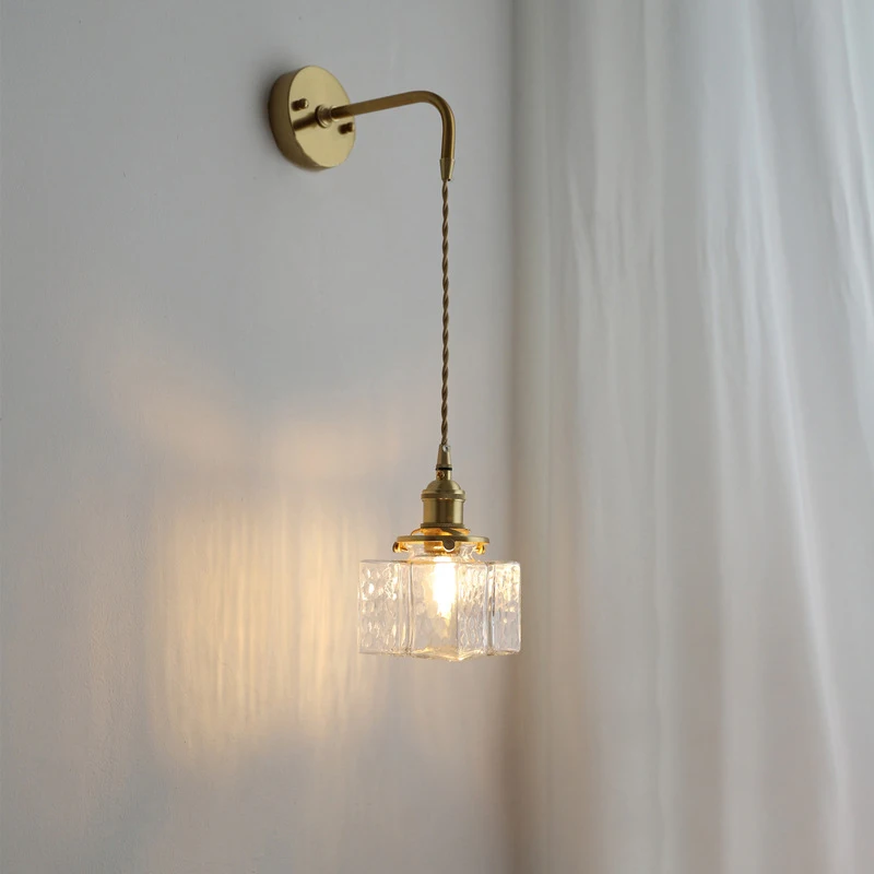 Vintage Wall Sconce Led Wall Lamp with Glass Shade Hanging Wall Sconce with Adjustable Cord Modern Wall Lamp Fixtures Decor Vintage Wall Sconce Led Wall Lamp with Glass Shade Hanging Wall Sconce with Adjustable Cord Modern Wall Lamp Fixtures Decor