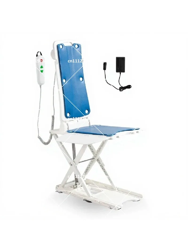 Electric Chair Lift Device to Lift Elderly Off Floor Height Adjustable Support Up to 310 LBS for Seniors Patient