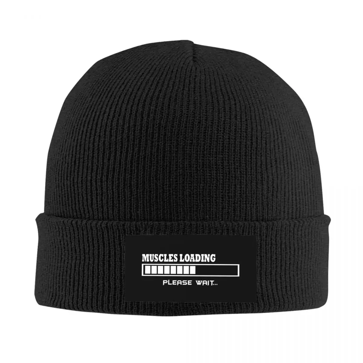 Muscles Loading Please Wait Fitness Hat Autumn Winter Beanies New Caps Men Women Knitted Hat