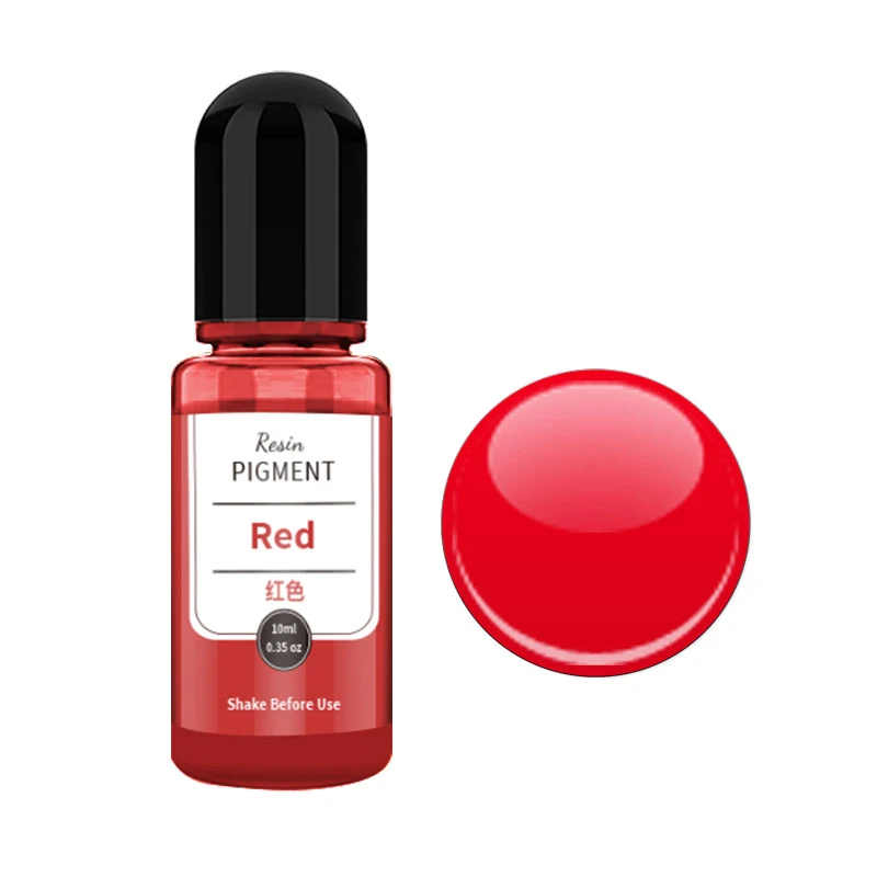 24 Colors 10ml/Bottle DIY Epoxy Resin Concentrated Crystal Gel Drop Toner For Silicone Mold Crafts Jewelry Dyeing Resin Pigment