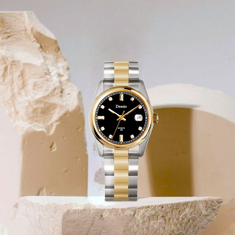 Deesio Luxury Automatic Mechanical Watches Japan Self-Winding Movement Waterproof 50M Couple Watch relojes de pulsera mecánicos