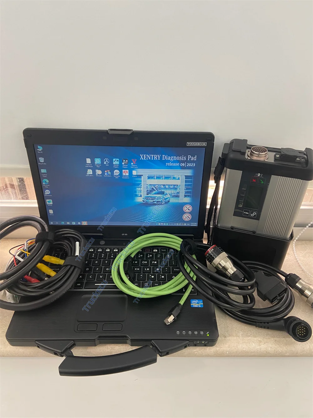 Workshop Star C5 SD Multiplexer CF53 Laptop Full System Multi‑Protocol Auto Scanner For Heavy‑Duty Truck & Private Car