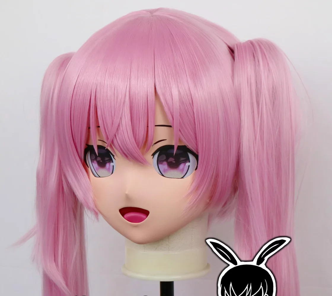 

(RB2801)Customize Full Head Quality Handmade Female/Girl Resin Japanese Anime Cartoon Character Kig Cosplay Kigurumi Mask