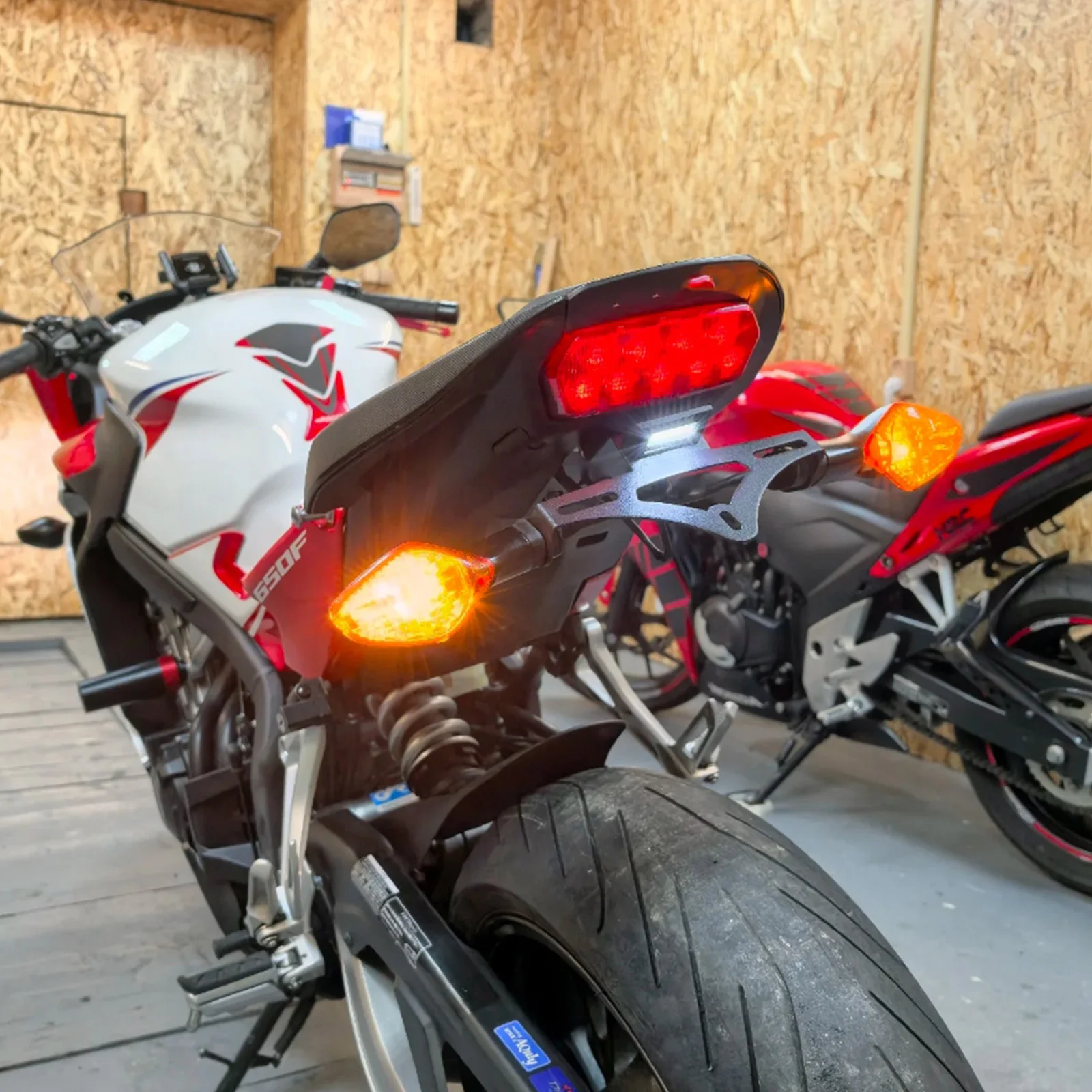 For Honda CB650F CBR650F CB CBR 650F 2014 2015 2016 2017 2018 2019 Motorcycle License Tag Plate Holder Bracket Frame Tail Tidy