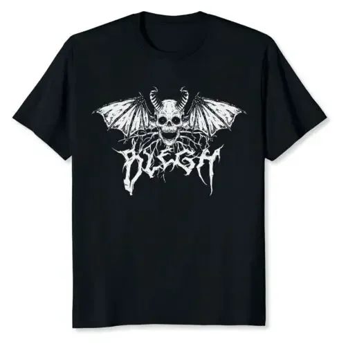 NEW LIMITED Blegh Funny Musician Retro Skull T-Shirt