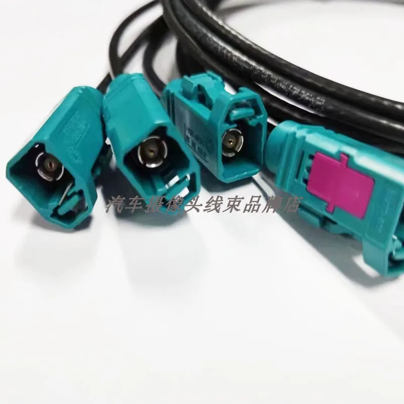 Original Car Mini Fakra Female SMA Male 4-in-1 Camera Harness 2M in Stock, Customizable for Domestic Production