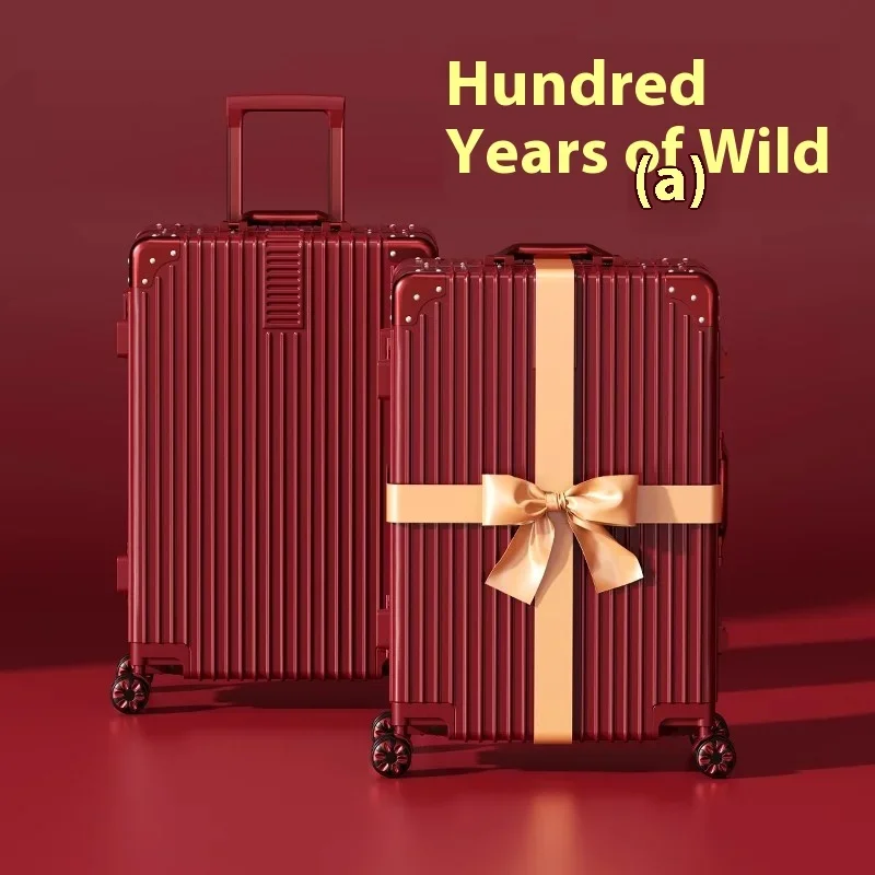 حقيبة سفر حقيبة سفر عصرية للمؤسسات حقيبة مدمجة مقاس 20-28 بوصة خفيفة الوزن حقيبة دوارة مجموعة صناديق مكياج #5