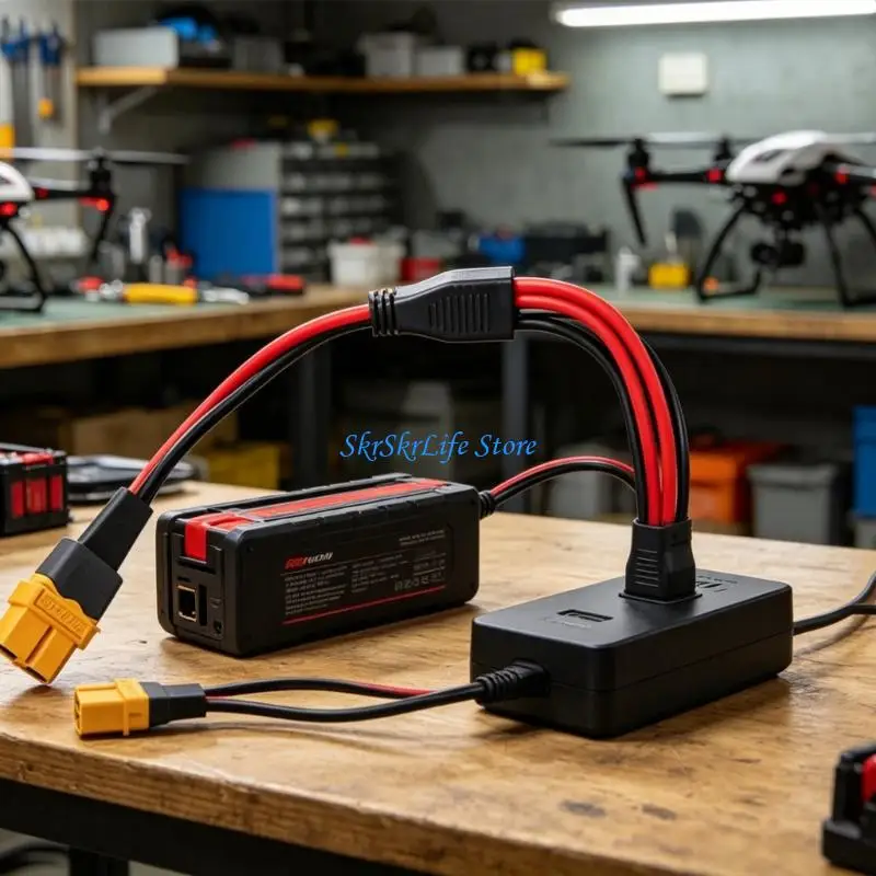 E65E Xt60H Split Charging Wire for Remote Hobbys Models Quadcopter and Wiring