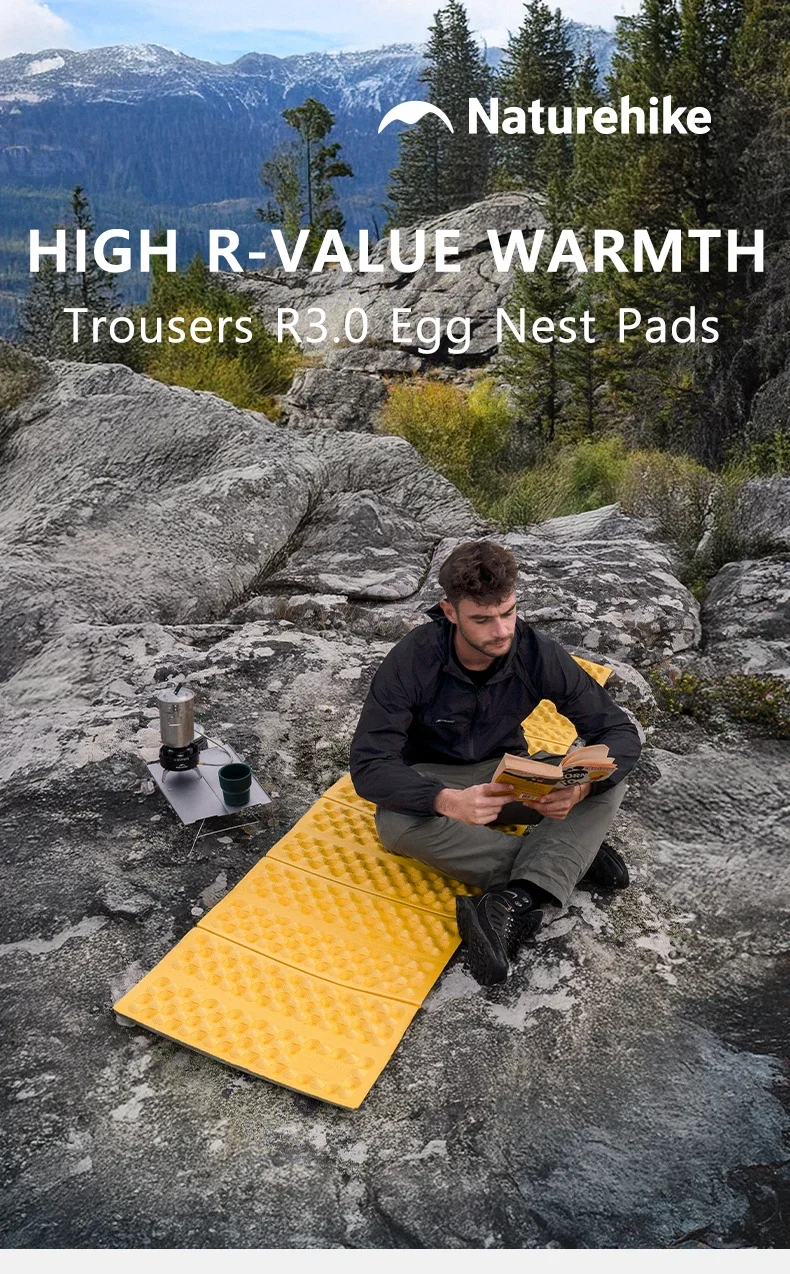 Naturehike Outdoor Egg Nest Mat Troues R1.8 R2.6 R3.0 Faltbare Ultraleichte Tragbare Matte Camping Wandern Feuchtigkeitsbeständige Sitzunterlage – Detail 1