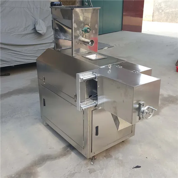Small business corn corn puffing snack food slicing puffing machinery extruder