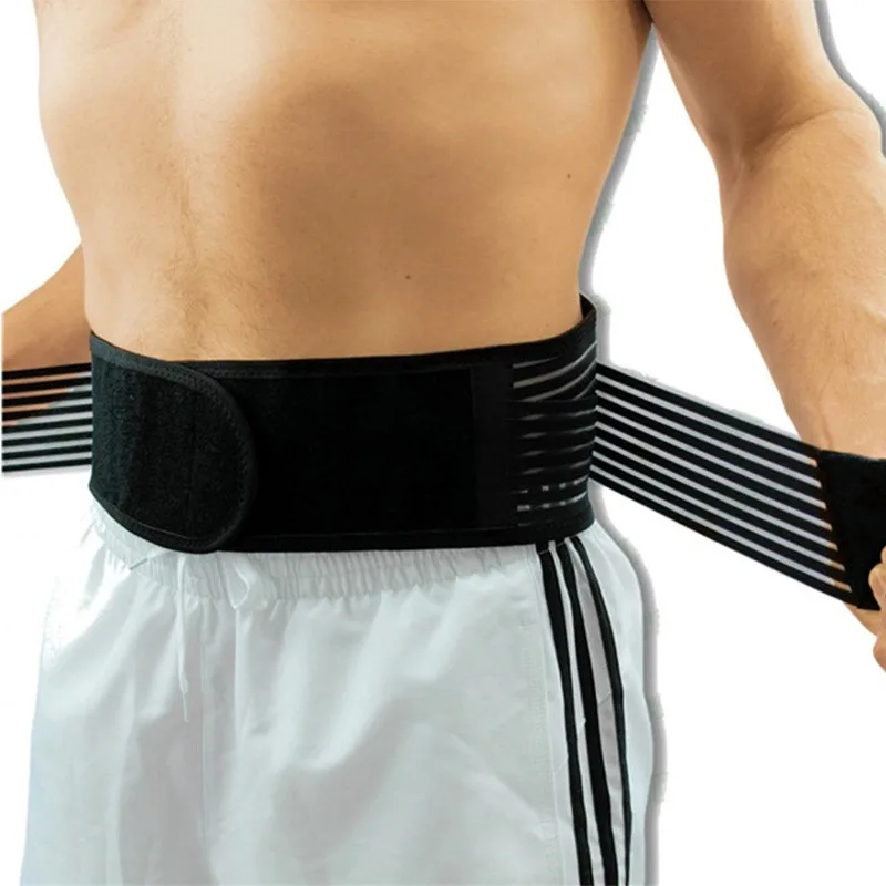 1Pcs ปรับ Neoprene Double Pull Lumbar Support Back Belt รั้งปวด Relief Band เข็มขัด