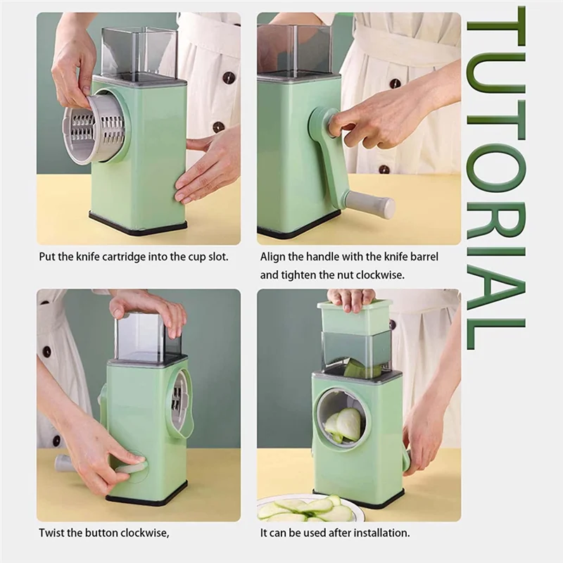 

Терка-измельчитель для овощей 3 в 1, круглый резак, спиралитель для картофеля, инструменты для дома, кухонные аксессуары