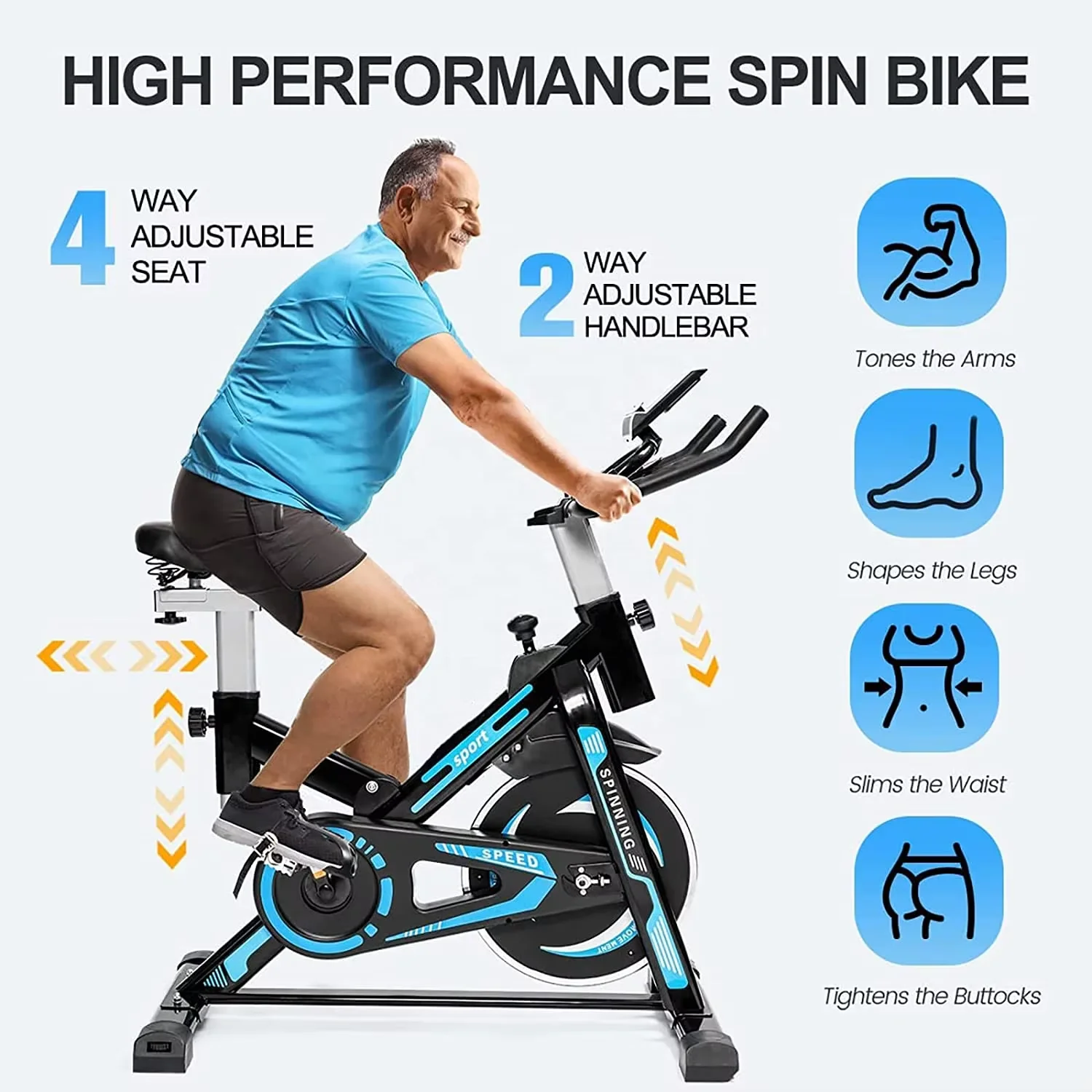 Evde Kullanım İçin Yüksek Kali - Exercise Bike Magnetic Resistance incelemesi ve fiyatı