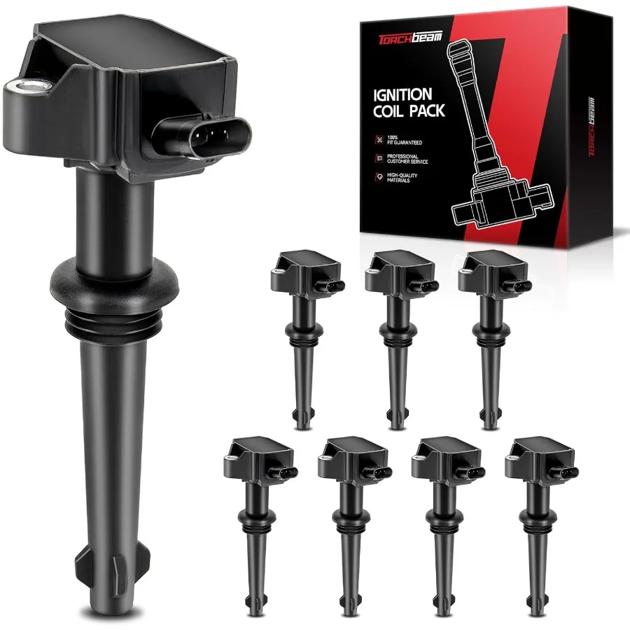 

Torchbeam, 8 упаковок, катушка зажигания UF618, подходит для Land Rover 2010-2012 Range Rover 2010-2013 LR4 Range Rover Sport 2010-2012 Jaguar