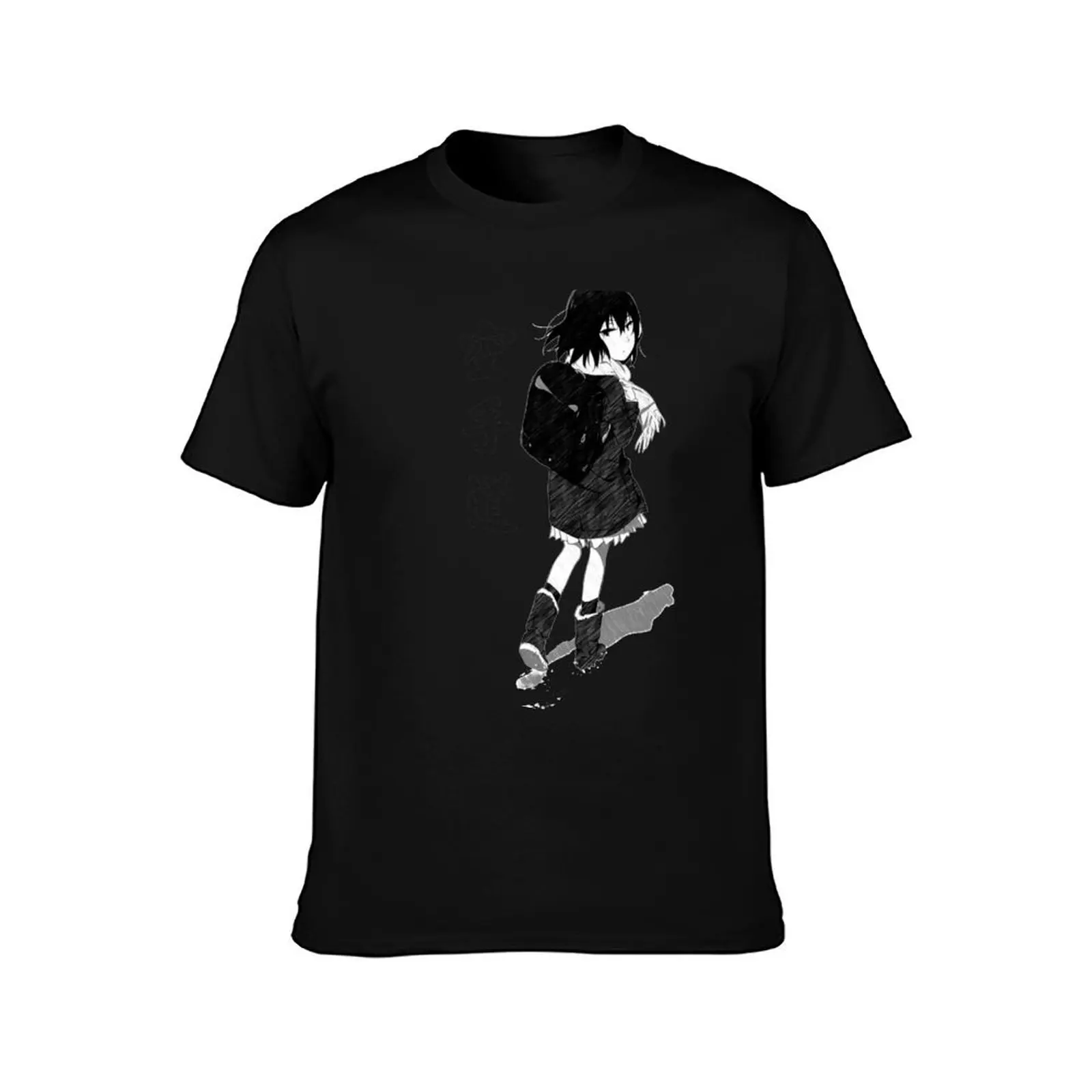 Erased : Kayo fanart ! T-Shirt Daily Wear Plain Short Sleeve Shirt T-Shirt