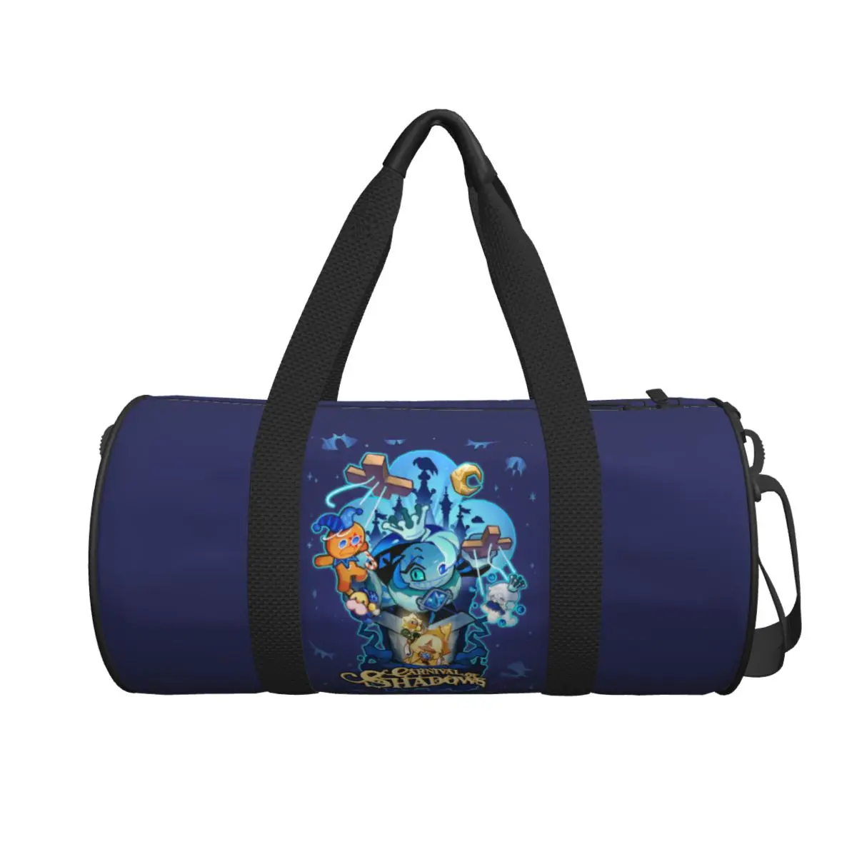 

Большая спортивная сумка Shadow Milk Cookie Run Kingdom, многофункциональная дорожная сумка Duffle, сумки для фитнеса