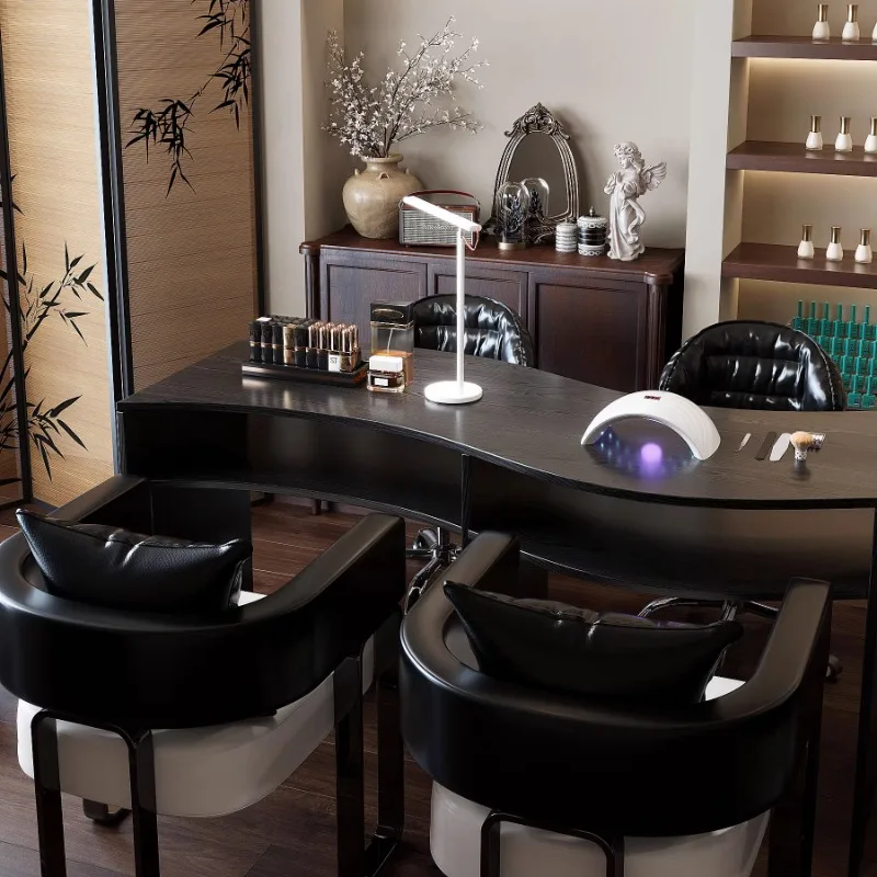 Housse table et chaise Nail art