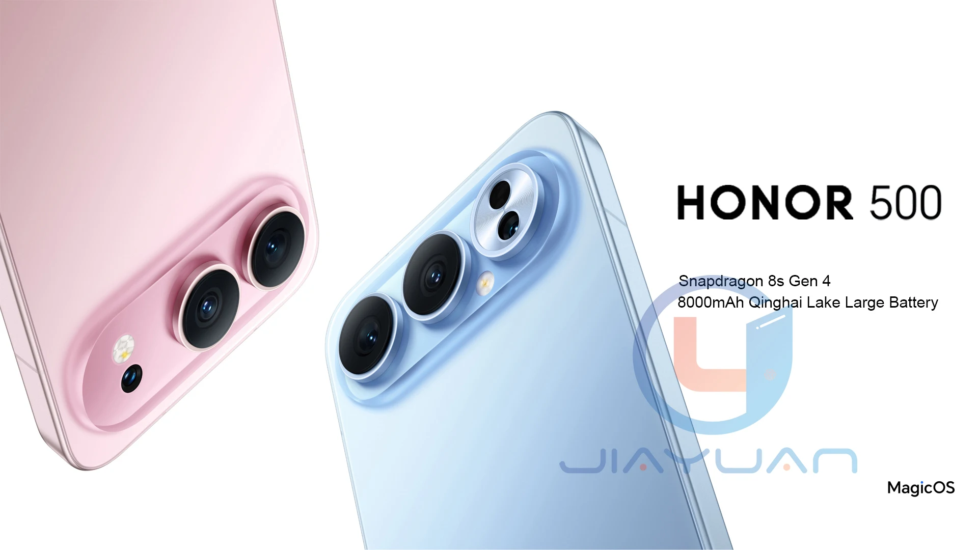Original HONOR 500 5G Mobile Phone 6.55" 120Hz Display MagicOS 10 Snapdragon 8s Gen 4 Camera 200MP Battery 8000mAh Smartphone