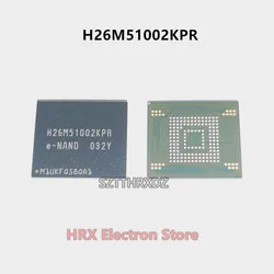 100% New Original H26M51002KPR 16GB BGA153 EMMC5.1 H26M51002KPRE-NAND (1-10piece)