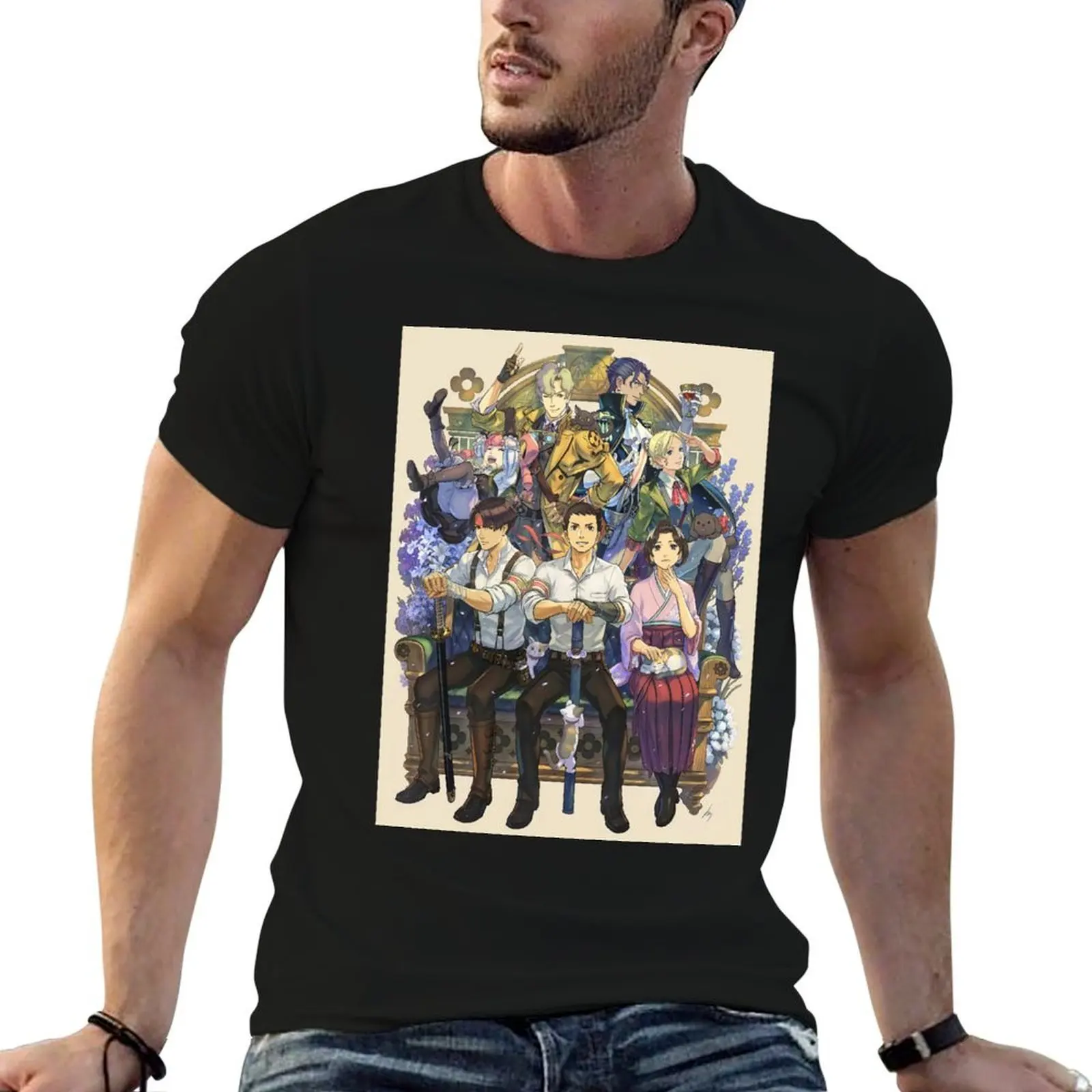 T-Shirt spécial du 20e anniversaire de The Great Ace Attorney, T-Shirt graphique pour homme, T-Shirt essentiel pour homme