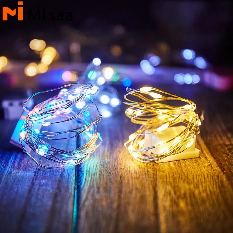 

Led Fairy Lights 1meter 10leds For Christmas Tree Wedding Party Decoration Outdoor Waterproof Bottle Light Holiday Outdoor Lamp