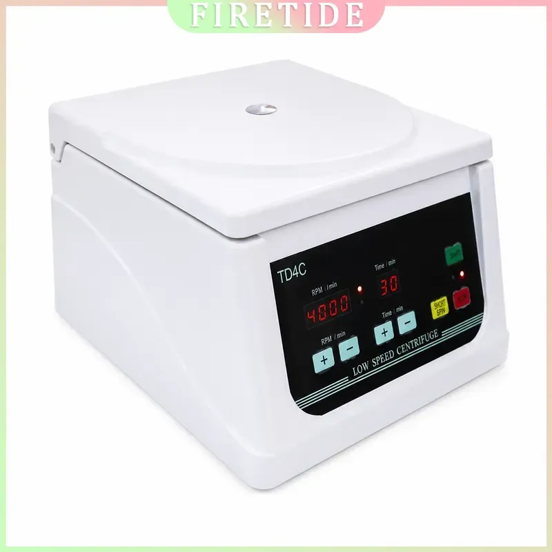 TD4C Benchtop Low Speed Centrifuge 4000rpm 2150xg Lab Electric Machine for Blood/Tube/Vacuum