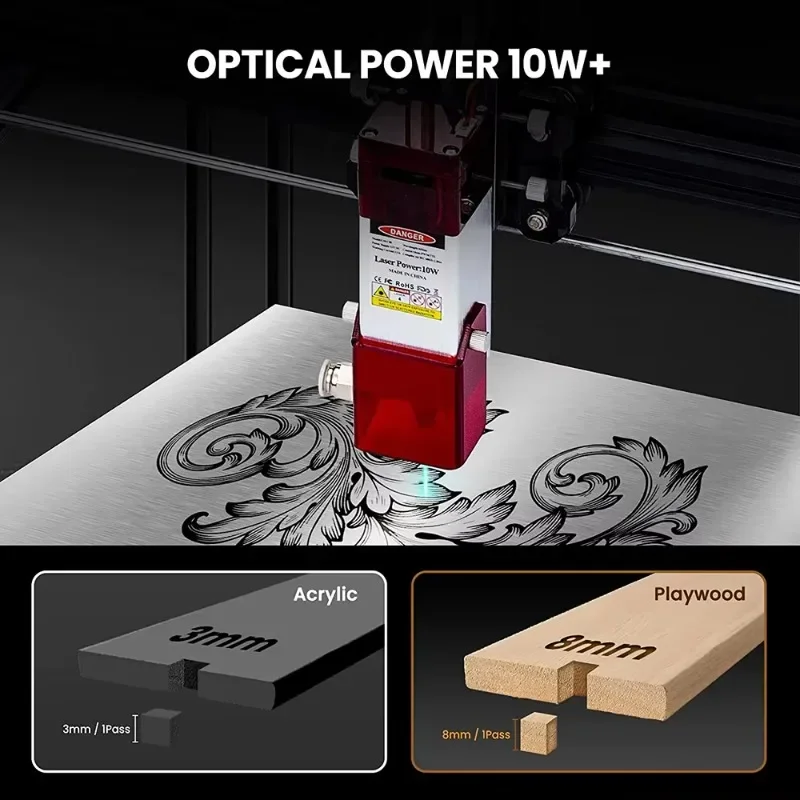 Laser Engraving Module with 2 Protective Shell for Laser Cutting CNC