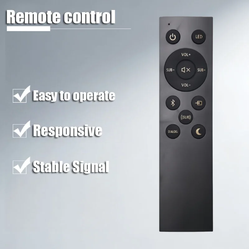 Klipsch Cinema 400 2.1 Audio Remote Control Compatible with R-4B II RSB-11 BAR 40 RSB-14 Spare Parts Home Theater Command Center